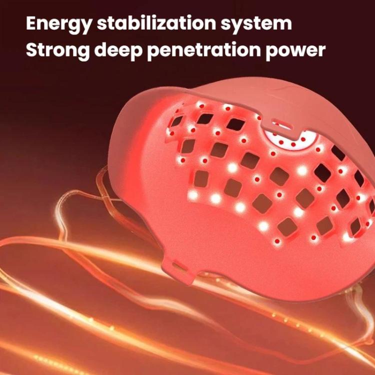 SF-001 660nm Silicone Wireless Remote-Controlled Red Light Hair Growth Device Portable Anti-Hair Loss Hair Care Cap