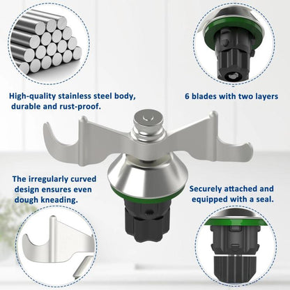 Replacement Butterfly Whisk Kneading Blade For Mixing And Dough Preparation, Thermomix TM7 / TM5 / TM6, For Thermomix TM31