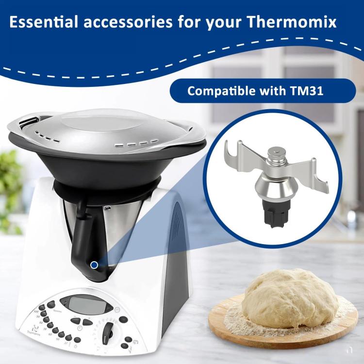 Replacement Butterfly Whisk Kneading Blade For Mixing And Dough Preparation, Thermomix TM7 / TM5 / TM6, For Thermomix TM31