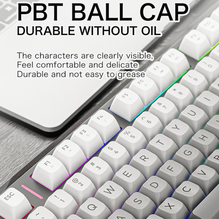 Clavier mécanique sans fil double mode Bluetooth FREE WOLF M75 russe avec capuchons PBT dégradés et écran d'affichage