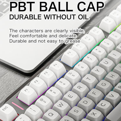 Clavier mécanique sans fil double mode Bluetooth FREE WOLF M75 russe avec capuchons PBT dégradés et écran d'affichage
