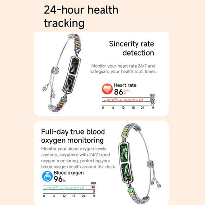 Smart Screenless Bracelet With Heart Rate Monitor Pedometer Sleep Tracker Wristband For Men & Women