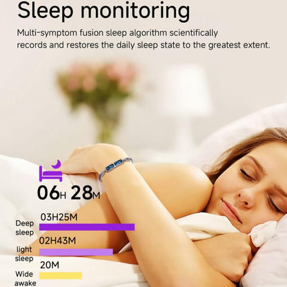Smart Screenless Bracelet With Heart Rate Monitor Pedometer Sleep Tracker Wristband For Men & Women