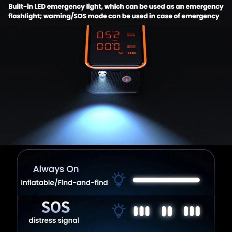 Pompe à air numérique portable sans fil haute puissance pour écran de voiture, IN-3