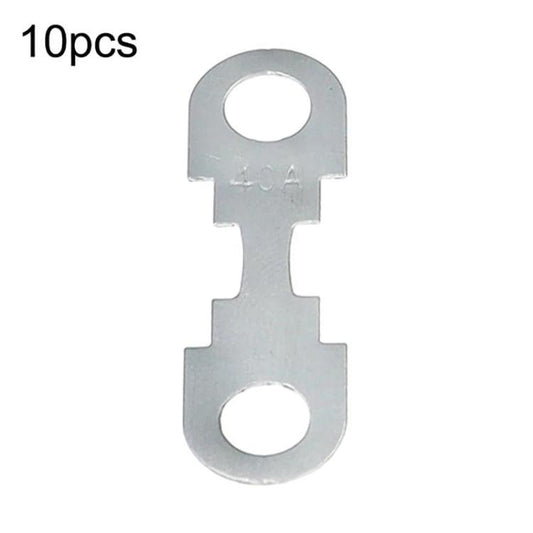 10pcs Automotive Flat Blade Fuse Bolt-Down Battery Fuse Link, 30A, 40A, 70A, 100A, 150A