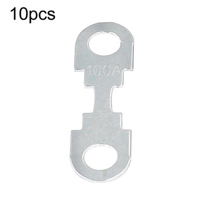 10pcs Automotive Flat Blade Fuse Bolt-Down Battery Fuse Link, 30A, 40A, 70A, 100A, 150A
