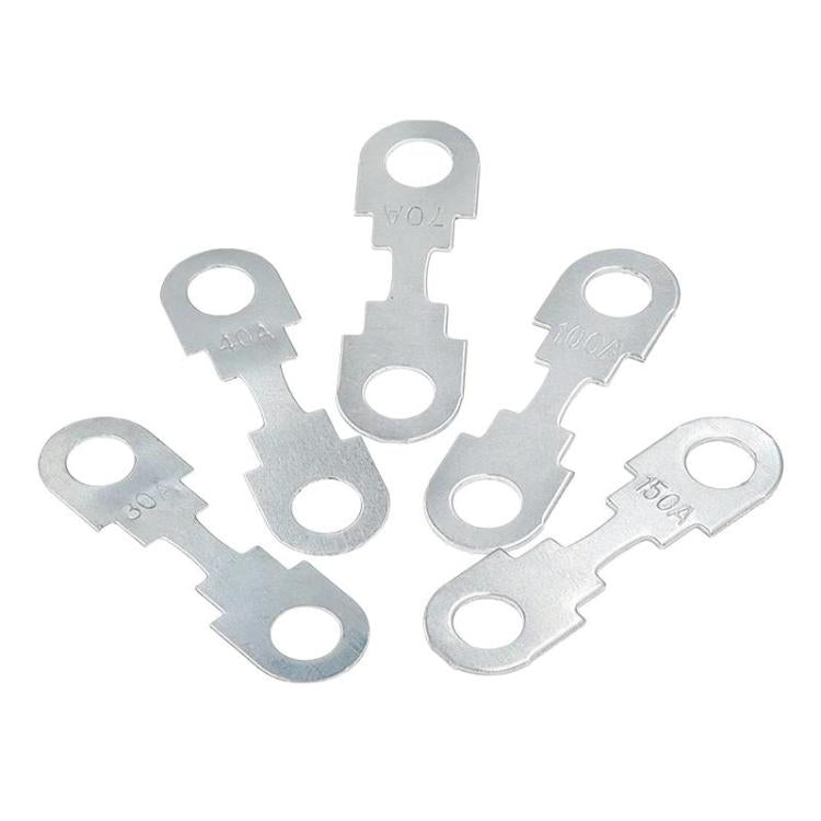10pcs Automotive Flat Blade Fuse Bolt-Down Battery Fuse Link, 30A, 40A, 70A, 100A, 150A