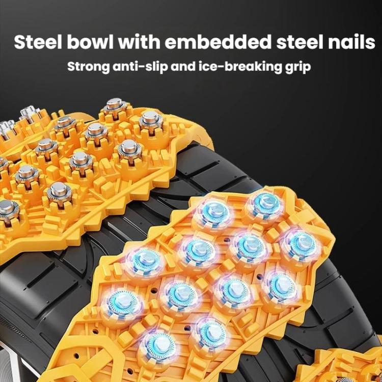 ML-1287 Universal Car Track-Type Anti-Skid Chains Off-Road Vehicle Tire Ice Breaking Chains