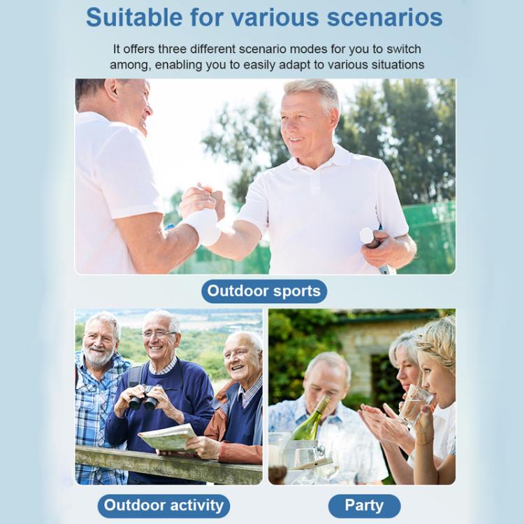 16-Channel Long-Lasting Battery BTE Hearing Aids Dual Devices With Digital Display Charging Case, Long-Lasting Battery