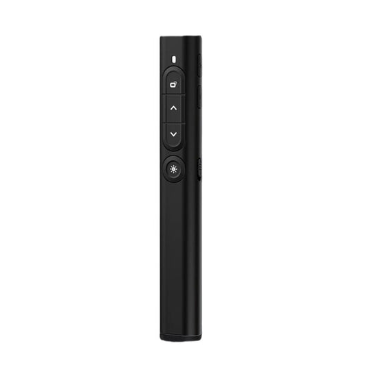 Télécommande de présentation avec pointeur laser rouge rechargeable, portée sans fil 100 m, avec récepteur USB magnétique