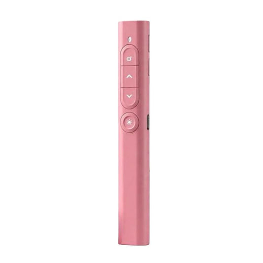 Télécommande de présentation avec pointeur laser rouge rechargeable, portée sans fil 100 m, avec récepteur USB magnétique
