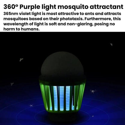 Sb-6057 Lampe anti-moustiques étanche IPX6 à suspendre pour camping et stand, lampe d'ambiance