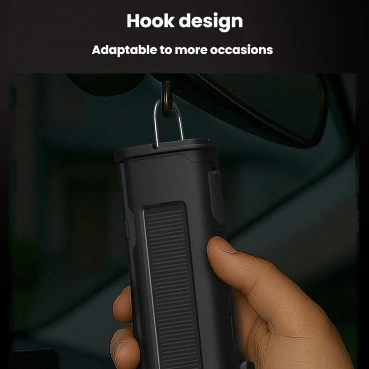 SB-2026 Car Window Breaking Safety Hammer Multi-Functional Emergency Light & Seatbelt Cutter Escape Tool