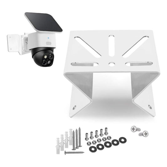Stainless Steel Security Camera Corner Mount For Eufy SoloCam S340 / Reolink Trackmix / TP-Link Tapo C425 / C500