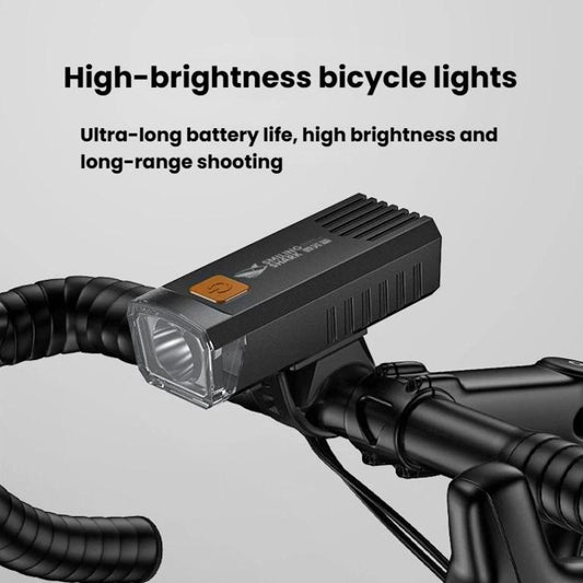 Portable High-Brightness Bike Light 4-Mode Outdoor Night Riding Light, SMILING SHARK QX-D404
