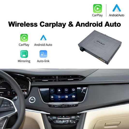 وحدة فك تشفير CarPlay اللاسلكية لسيارات كاديلاك XTS / ATS / SRX / CTS / XT5 موديلات 2014-2017، WZGM-1