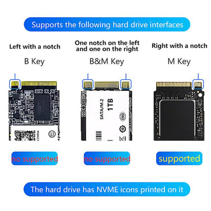 Blueendless SD07 M.2 Dual-Bay Hard Drive Enclosure NVMe Offline Cloning Device, Without RGB Light, With RGB Light