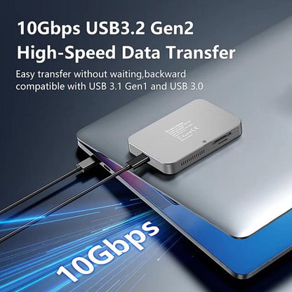 8 In 1 Magnetic Dock NVMe SSD Enclosure USB 3.2 Hub, MC806
