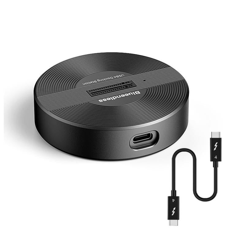 Blueendless SD04P 40Gbps Hard Drive Dock USB 4.0 Enclosure M.2 NVMe SSD Computers External Reader, SD04P