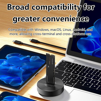 Blueendless SD04P 40Gbps Hard Drive Dock USB 4.0 Enclosure M.2 NVMe SSD Computers External Reader, SD04P