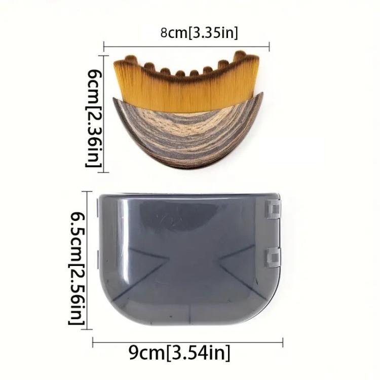 Lymphatic Body Massage Brush Beauty Makeup Brush, With Storage Case, Large, Small