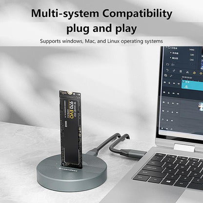 Blueendless SD03PA Aluminum Alloy SSD Enclosure M.2 NVMe / SATA Dual-Protocol Drive Bay, SD03PA