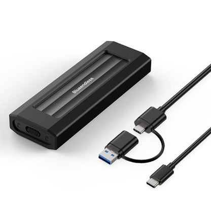 Blueendless 10Gbps M.2 SSD Enclosure External Type-C 3.2 Portable Hard Drive Case, NVMe Protocol With USB Cable Black Gray, NVMe Protocol With USB/Type-C 2 In 1 Cable Black Gray, NVMe Protocol With USB Cable Silver Orange                               ...