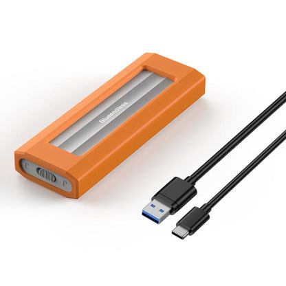 Blueendless 10Gbps M.2 SSD Enclosure External Type-C 3.2 Portable Hard Drive Case, NVMe Protocol With USB Cable Black Gray, NVMe Protocol With USB/Type-C 2 In 1 Cable Black Gray, NVMe Protocol With USB Cable Silver Orange                               ...