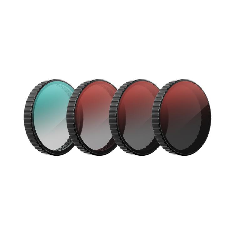 For DJI Osmo Action 6 Camera aMagisn Quick Release Filter Protective Lens Cover, UV, CPL, ND8+ND16+ND32+ND64, CPL-ND8+ND16+ND32