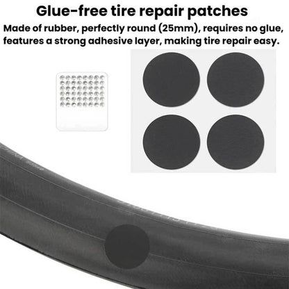 ENLEE Kit de réparation de clé à cliquet pour vélo 10 pièces, Kit d'outils d'urgence de réparation de pneus multifonctions, 10 pièces