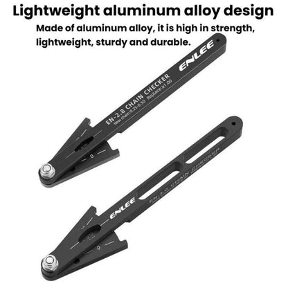ENLEE Testeur d'usure de chaîne de vélo, Standard, Creux