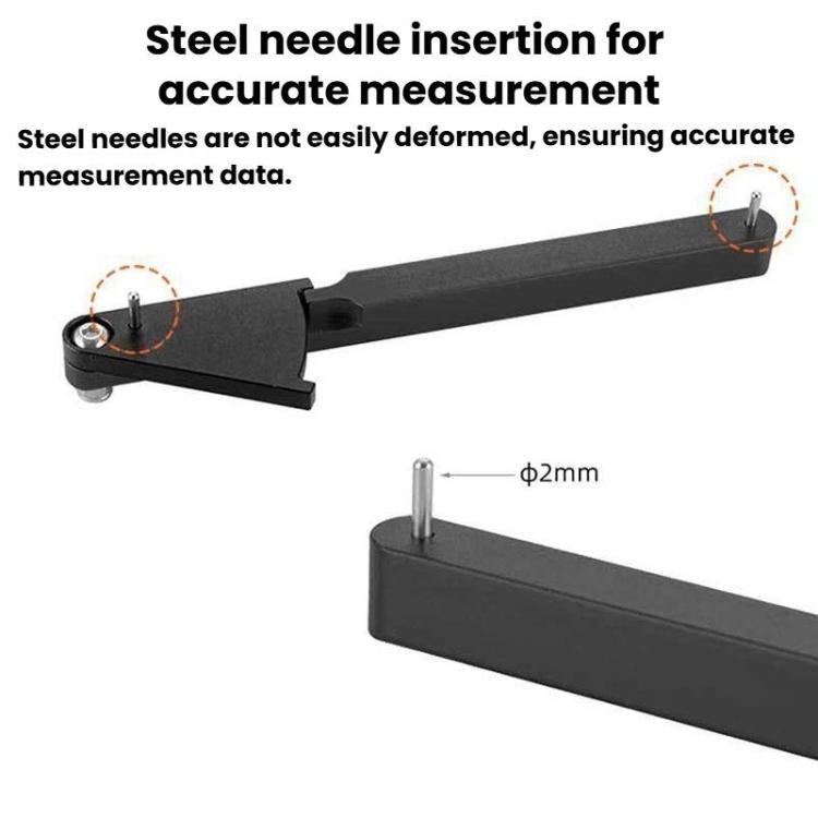 ENLEE Testeur d'usure de chaîne de vélo, Standard, Creux