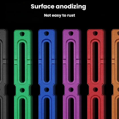 ENLEE Road Bike Water Bottle Cage Hole Adjuster, Long Blue, Long Red, Long Black, Short Blue, Short Red, Short Black