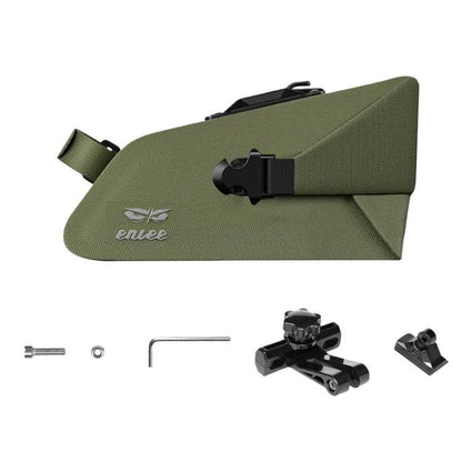 ENLEE Bike Quick-Release Seat Bag Waterproof Reflective Saddle Bag, 1.5L Orange, 1.5L Green, 1.5L Black, 1.3L Orange, 1.3L Green, 1.3L Black