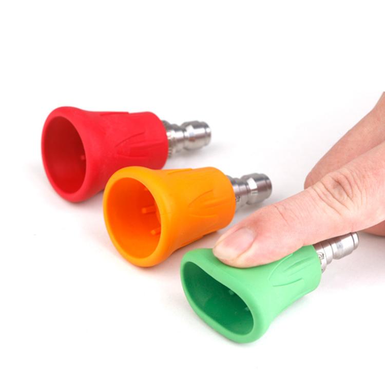 1/4 inch Car Wash Machine Splash-Proof Quick-Connect Nozzle with Soft Rubber Cover, 0-degree Red 035, 15-degree Yellow 035, 25-degree Green 035, 40-degree White 035, 0-degree Red 040, 15-degree Yellow 040, 25-degree Green 040, 40-degree White 040      ...