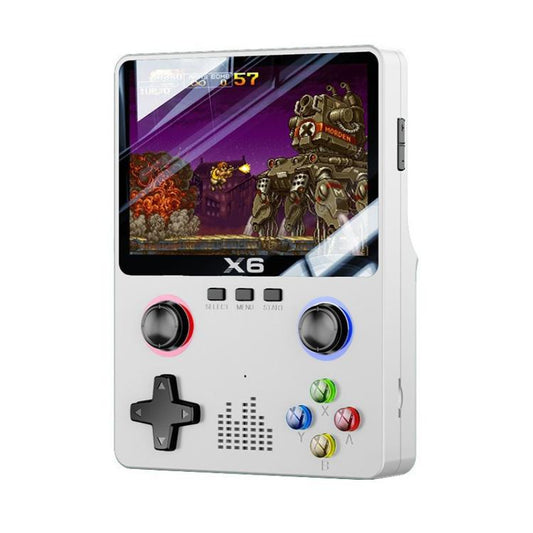 Console de jeu portable X6, émulateur rétro multifonctionnel, double joystick, écran couleur HD, arcade 32G, un joueur, deux joueurs