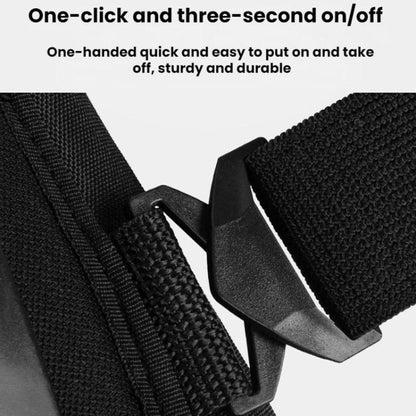 SULAITE Winter Thickened Warm Motorcycle Riding Windproof Gear, Knee Pads 2pcs /Set, Elbow Pads 2pcs /Set, Protective Gear 4pcs /Set