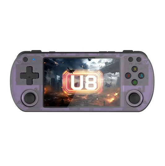 Console de jeu portable rétro U8 open-source, écran IPS HD de 4 pouces, 64 Go, 128 Go