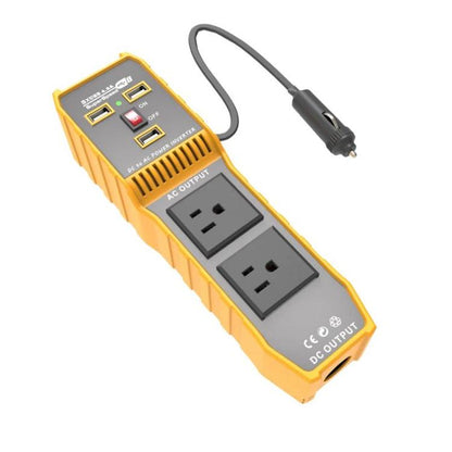 3-USB Dual-Socket Car Power Inverter Vehicle Power Converter, EU Plug 12V To 220V, US Plug 12V To 110V, Brazil Plug 12V To 110V, Brazil Plug 12V To 220V