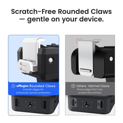 AMagisn Adjustable Quick Release Adapter For DJI Osmo 360/Action 5 Pro/4/3 - 4-Level Fast Perspective Switch