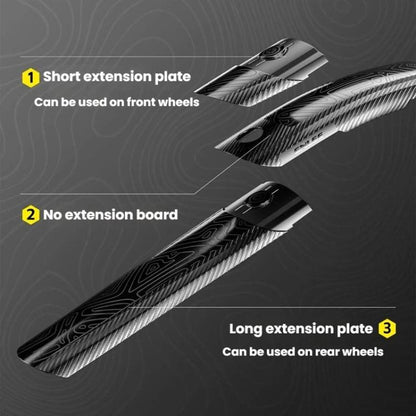ENLEE MTB-002 Downhill Mountain Bike Fenders Universal Front & Rear Mudguards, Single, Double