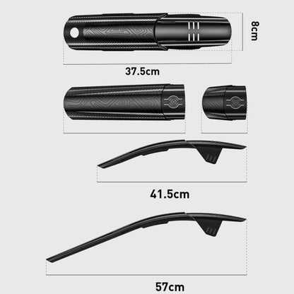 ENLEE MTB-002 Downhill Mountain Bike Fenders Universal Front & Rear Mudguards, Single, Double