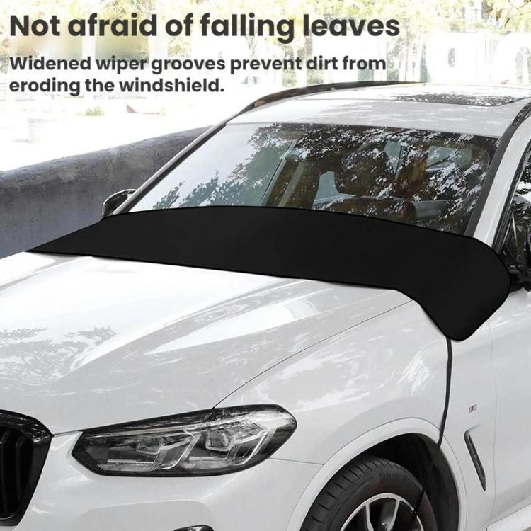 Car Windshield Anti-leaf Bird Droppings Wiper Dust Cover, 186x48cm, 154x37cm