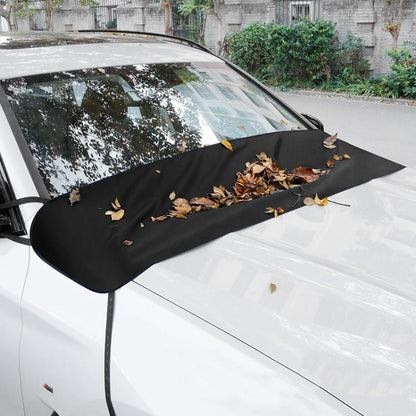 Car Windshield Anti-leaf Bird Droppings Wiper Dust Cover, 186x48cm, 154x37cm