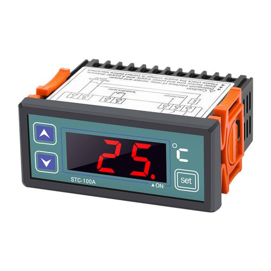 Régulateur de Température Numérique STC-100A pour Chauffage et Refroidissement pour Serre, Chambres Froides Petites/Moyennes, STC-100A 220V