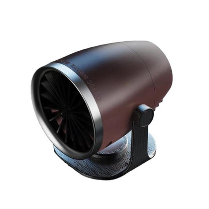 Vehicle-mounted Heater With Adjustable Fan Speed Defogging Defrosting Heater, Black 12V, Black 24V, Brown 12V, Brown 24V