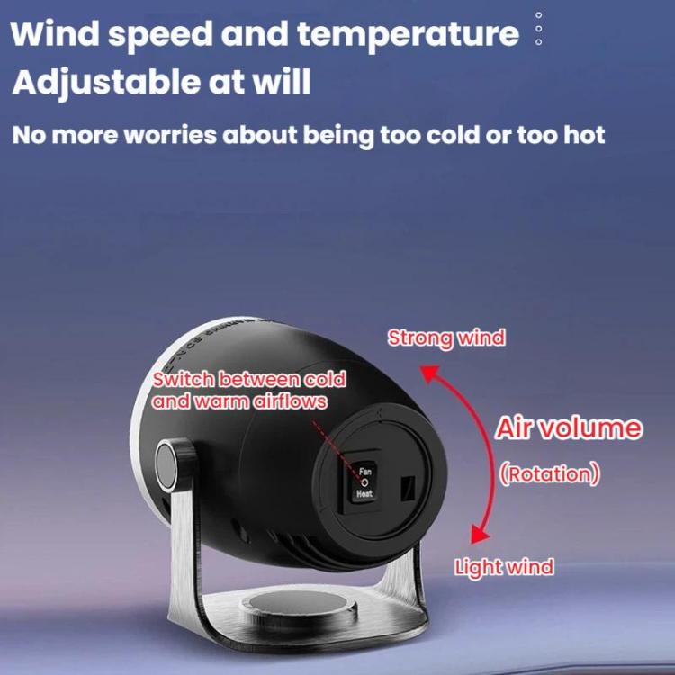 Vehicle-mounted Heater With Adjustable Fan Speed Defogging Defrosting Heater, Black 12V, Black 24V, Brown 12V, Brown 24V