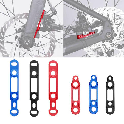 ENLEE Road Bike Disc Brake Adapter, Front Clamp Black, Front Clamp Red, Front Clamp Blue, Rear Clamp Black, Rear Clamp Red, Rear Clamp Blue