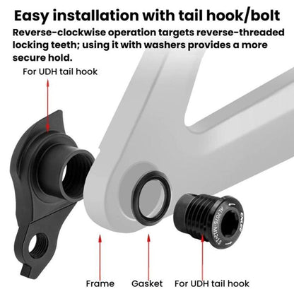 ENLEE EL-CNC3 UDH Bike Derailleur Hanger Thru-Axle Rear Derailleur Mount