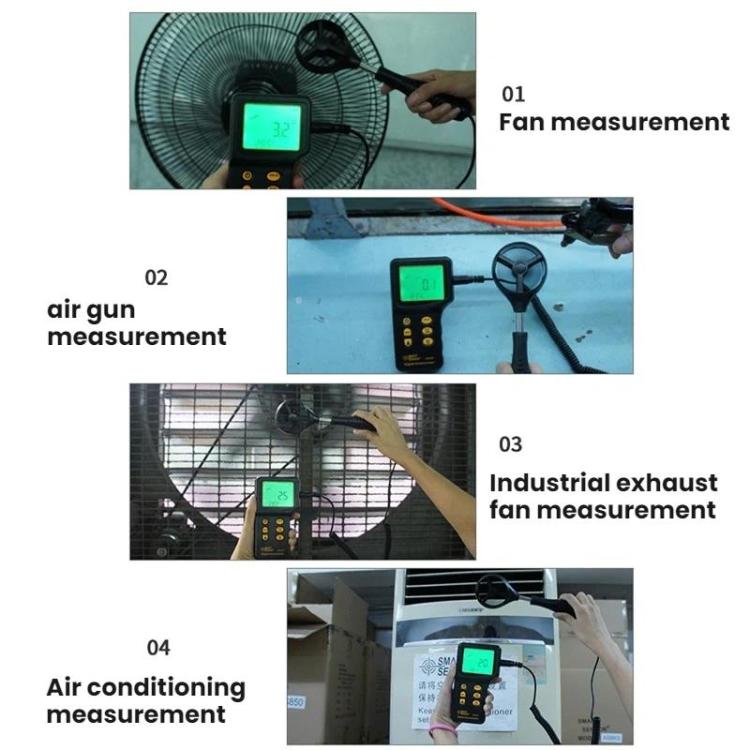 SmartSensor Anemometer With Carrying Toolbox, SmartSensor AR836+